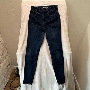 Worn Madewell jean, size 26